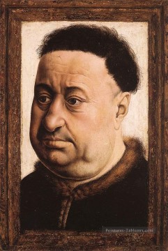 Portrait d’un gros homme Robert Campin Peinture à l'huile